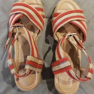 Market & Spruce espadrille wedge sandals